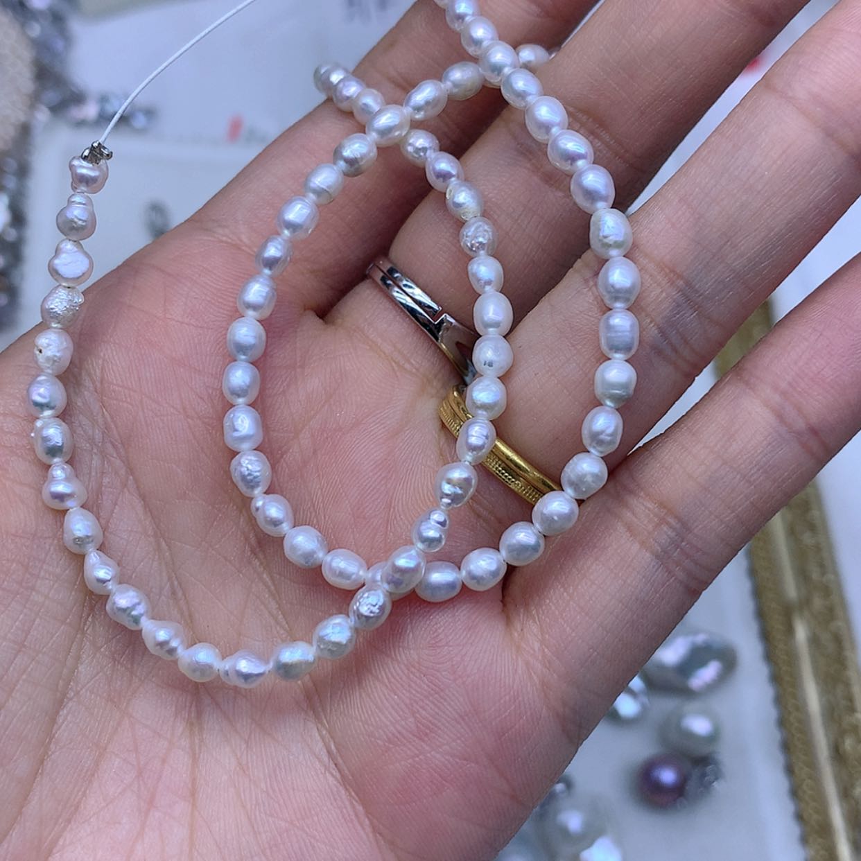 【闪购商品】淡水珍珠颈饰未镶嵌