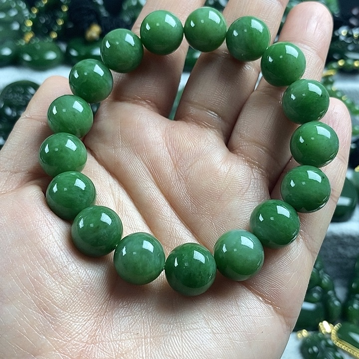 和田玉（碧玉）未镶嵌手串