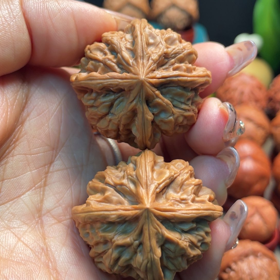 把件文玩核桃玉玺四棱