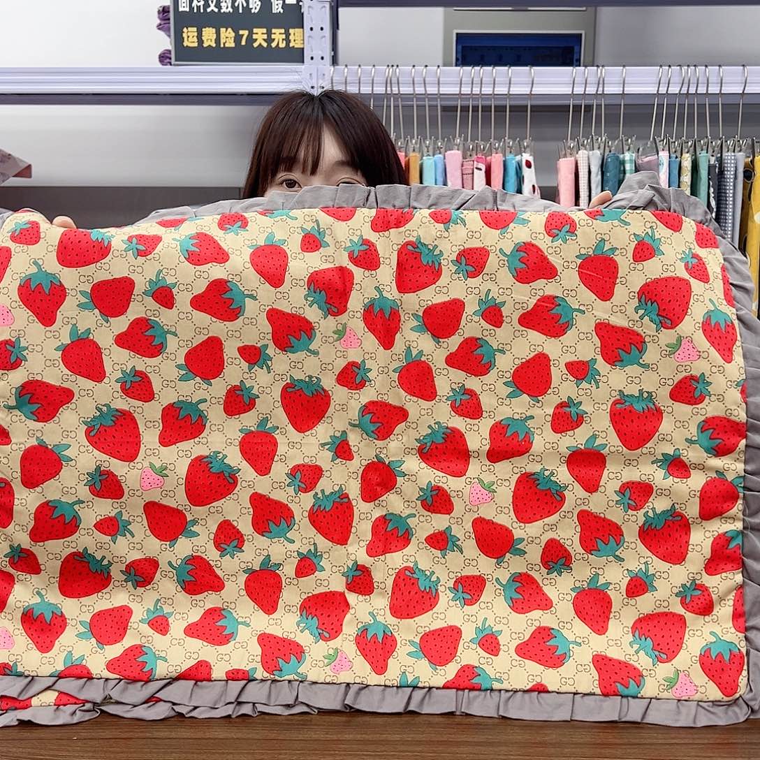 棉棉棉草莓枕套77
