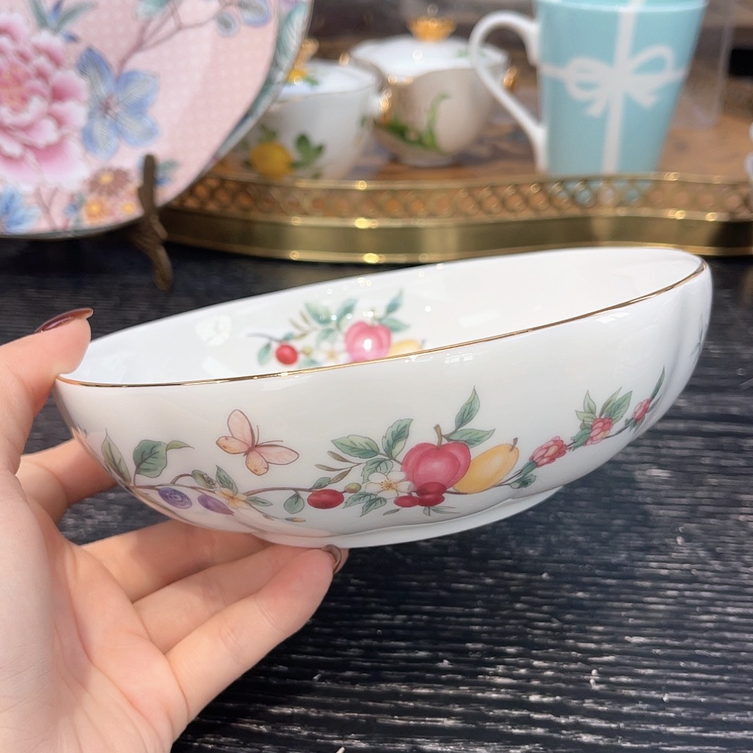 喜***洋骨瓷2个6寸浅碗///