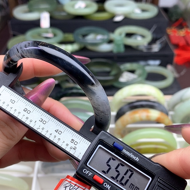 蛇纹石玉手镯未镶嵌735