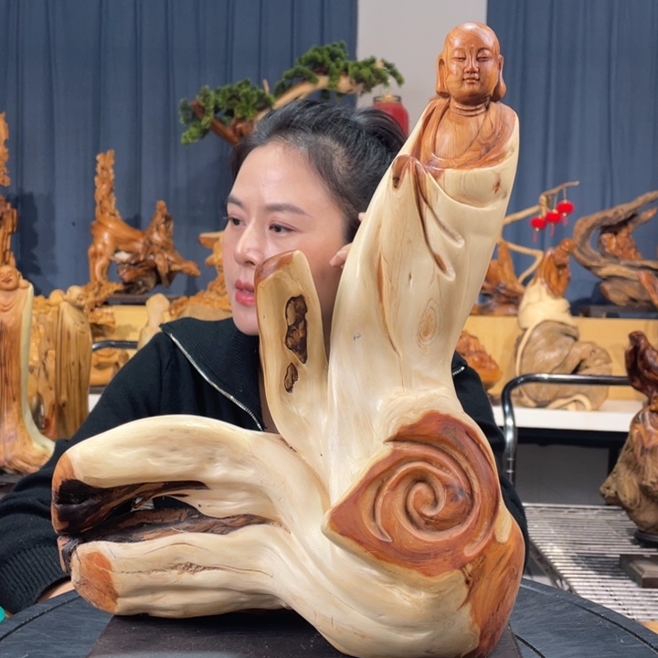 柏木（崖柏）随型摆件