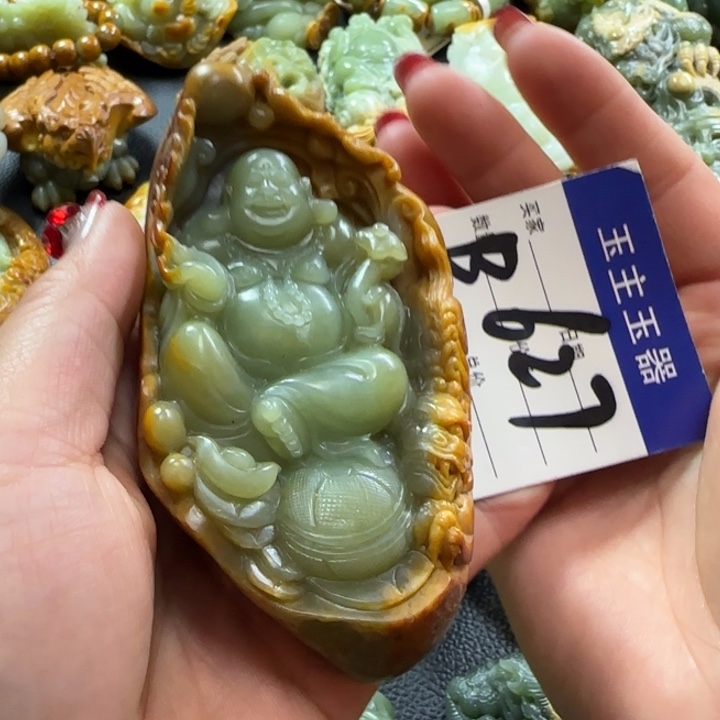 和田玉手把未镶嵌用****1