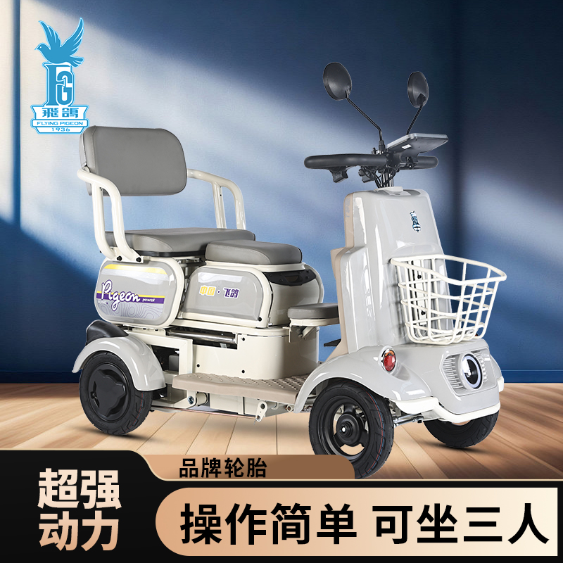 FLYING PIGEON/飞鸽S9高端电动四轮车老年代步车