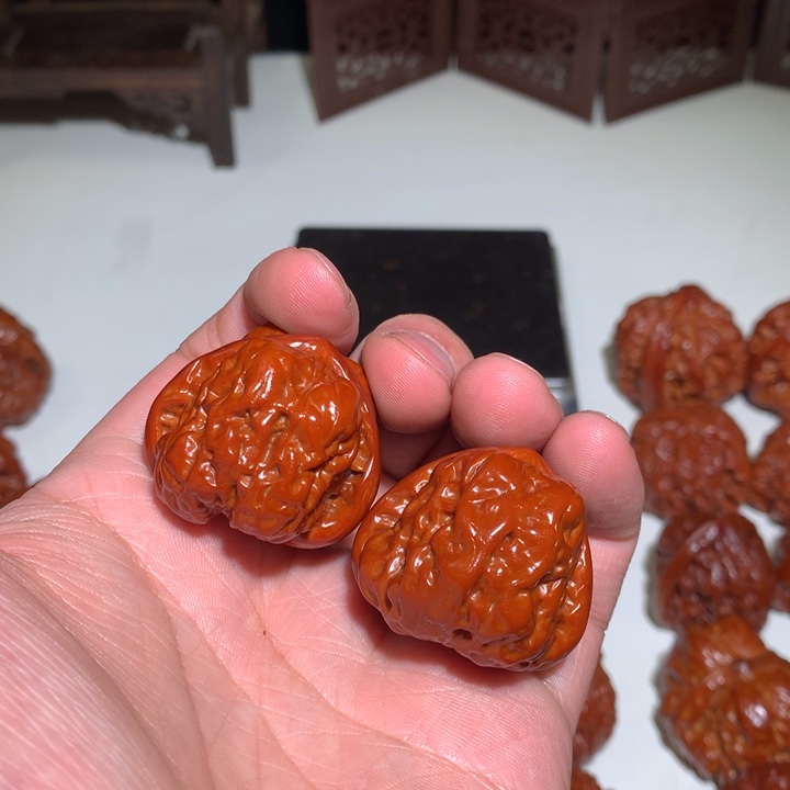 文玩核桃把件猫*蛤蟆头21