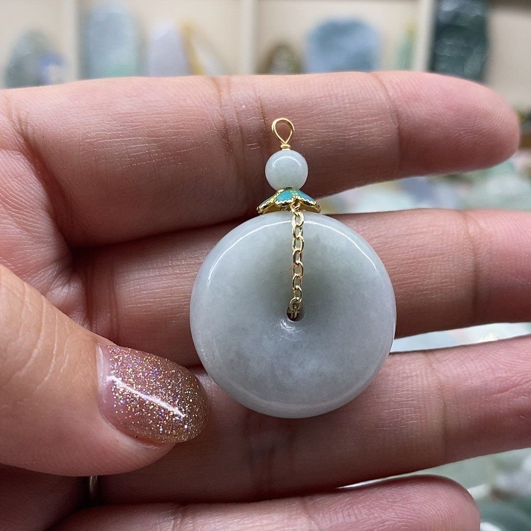 颈饰未镶嵌翡翠天然 