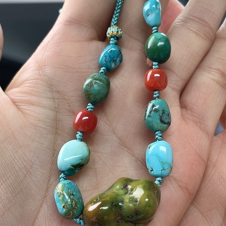 未镶嵌绿松石珠宝奇石