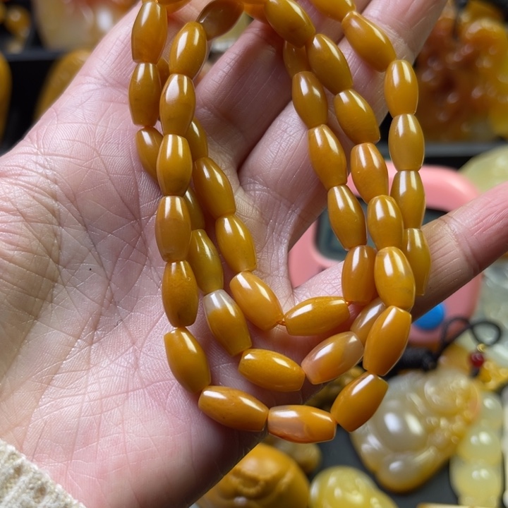 石英质玉项链未镶嵌用****1