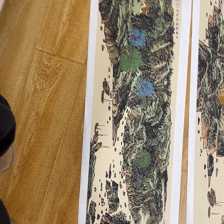 清***风姜奇老师山水作品