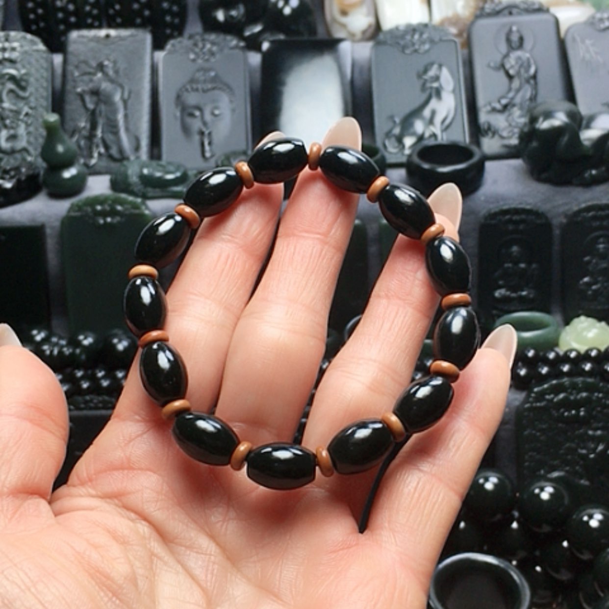 【闪购商品】和田玉手串未镶嵌