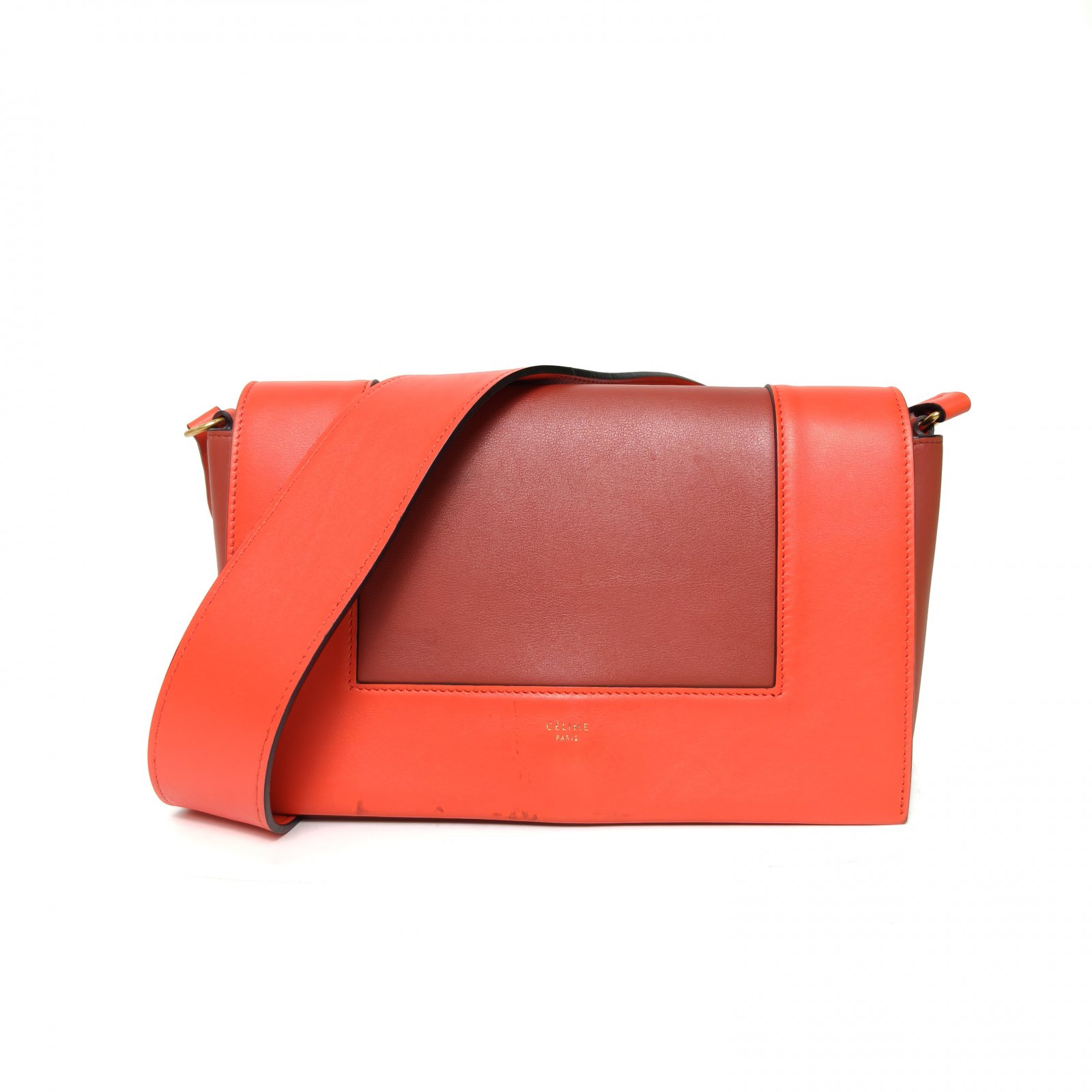 95新 Celine/思琳 小花Jerry活动Frame 小方包 中号 拼色