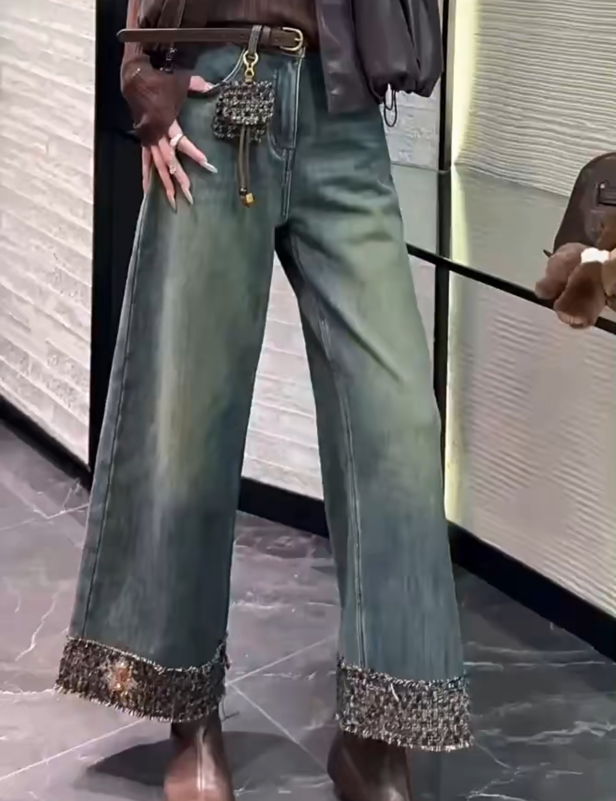 621 欧货时尚牛仔裤