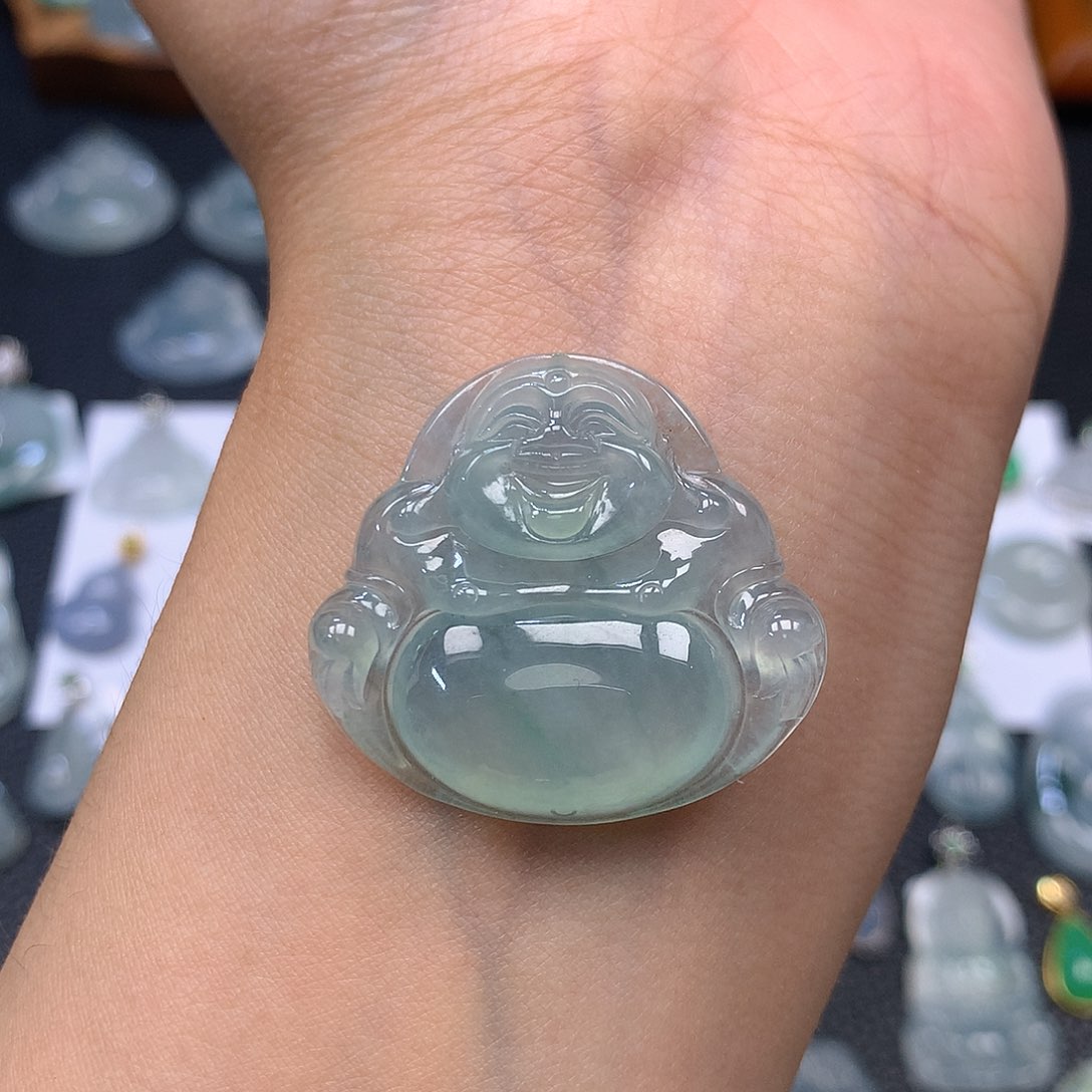 翡翠未镶嵌吊坠(不含链)翡翠