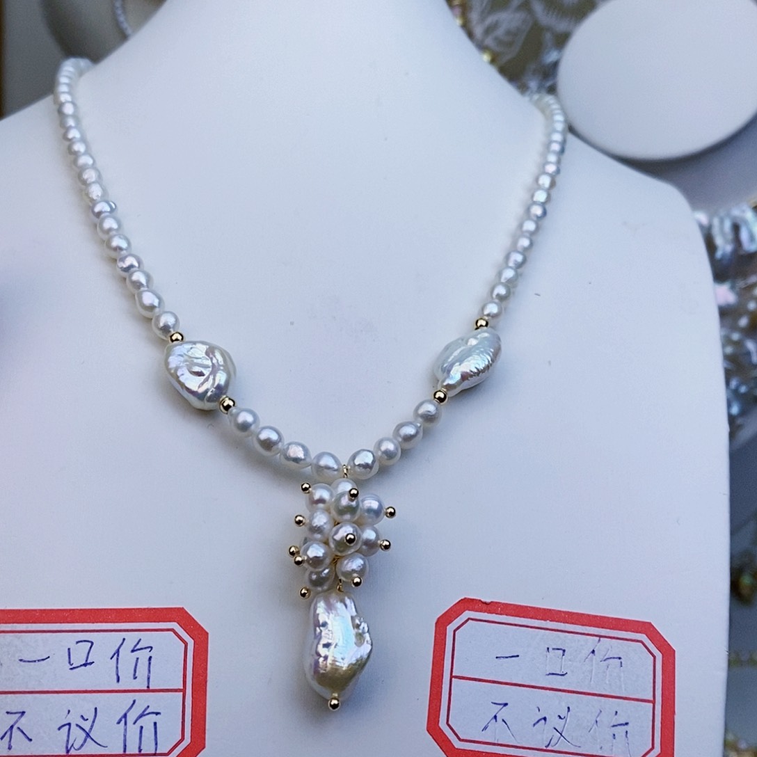 淡水珍珠颈饰未镶嵌