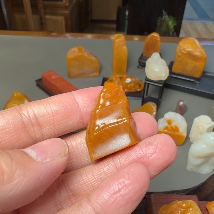 昌化石印石老挝北部黄