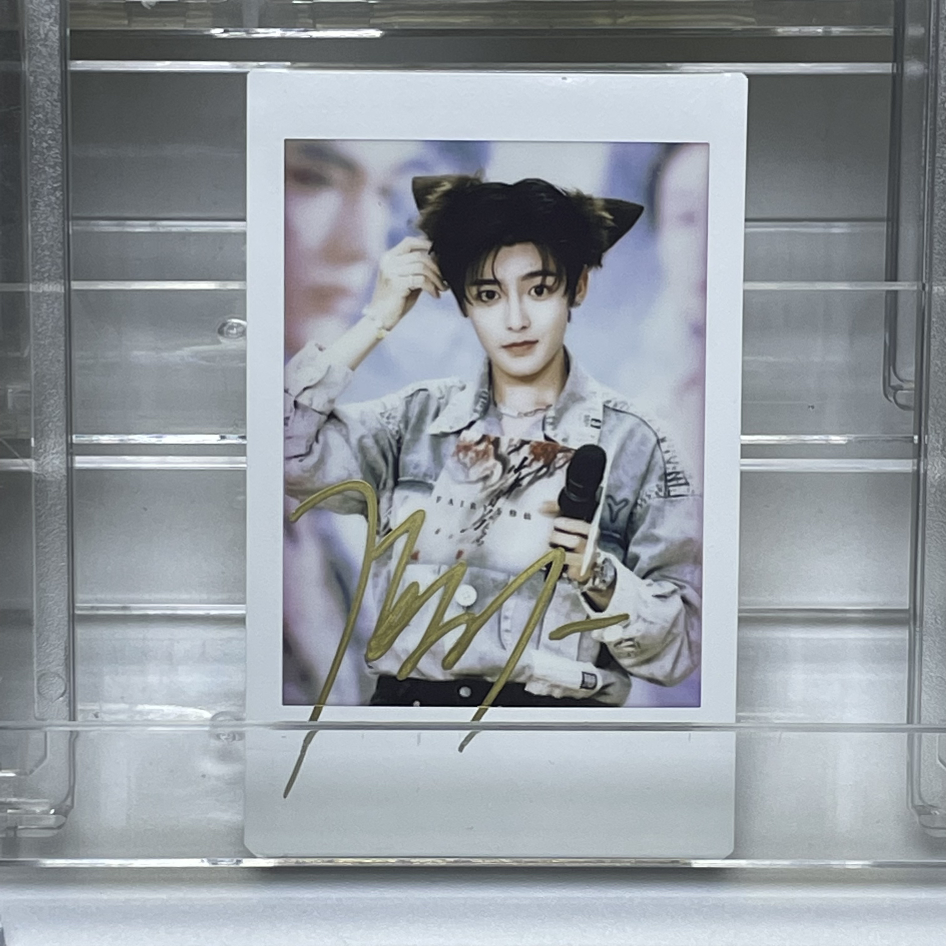 P0311【侯明昊】正品拍立得照片 白边