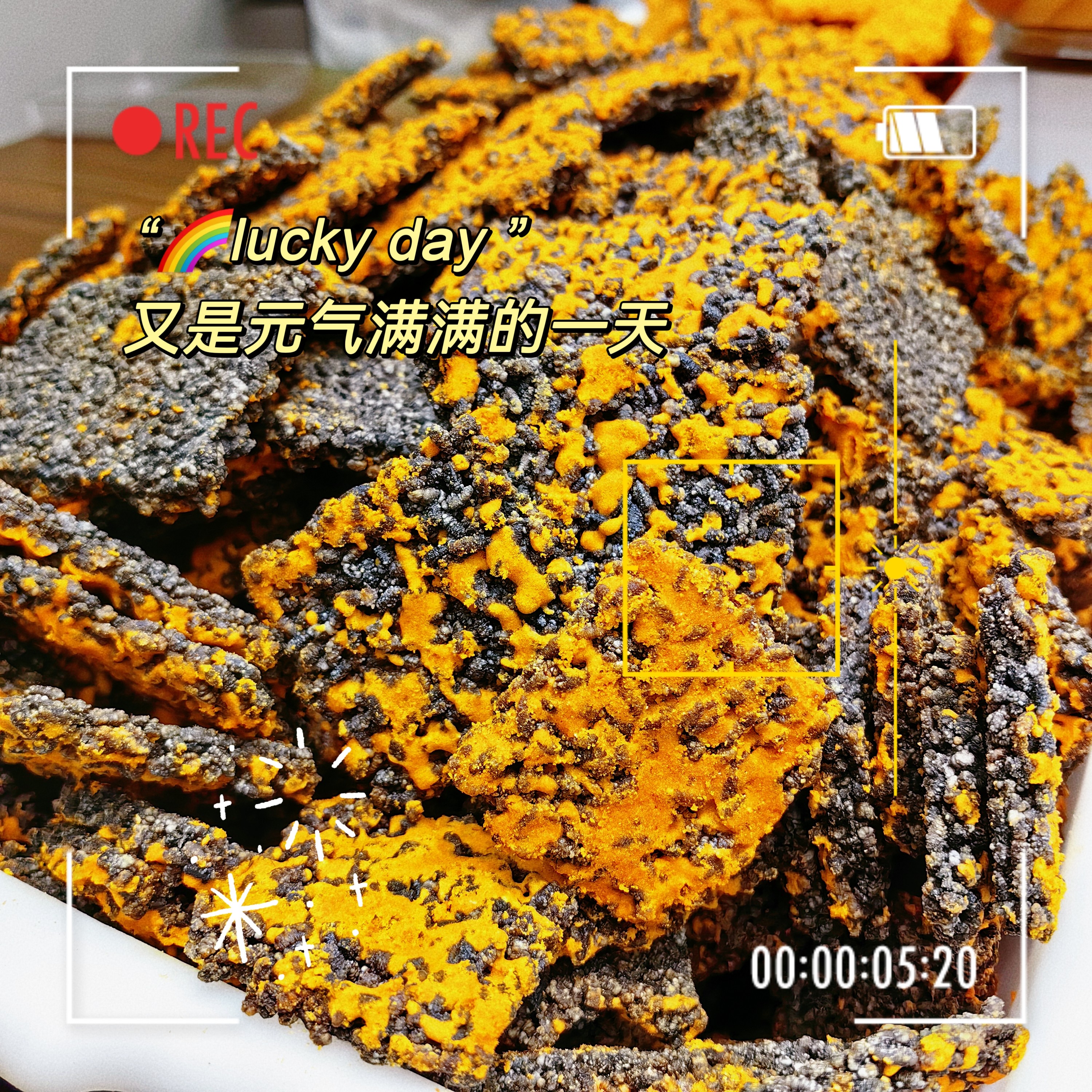 素十记正品锅巴蟹黄锅巴肉松味锅巴休闲食品