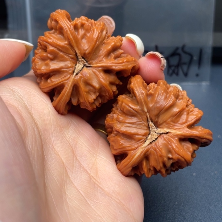 平***安吊坠文玩核桃白狮子