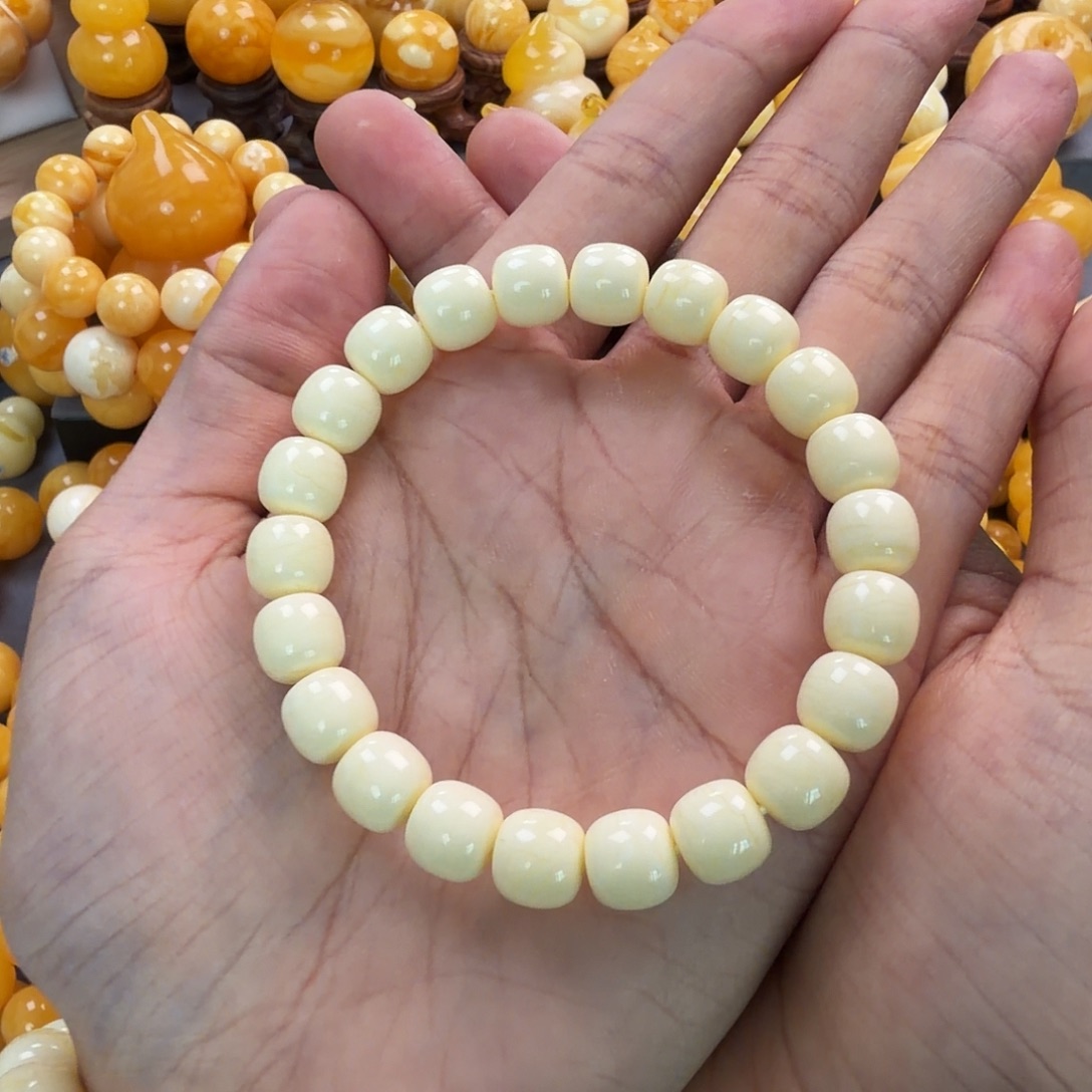 琥珀未镶嵌珠宝奇石10mm同料