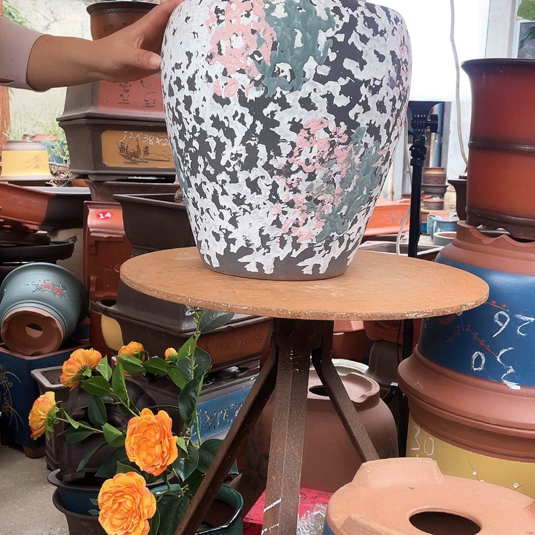 李花花39花盆紫砂花盆