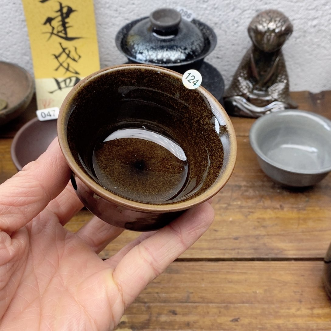 茶盏建盏主人杯漂亮124