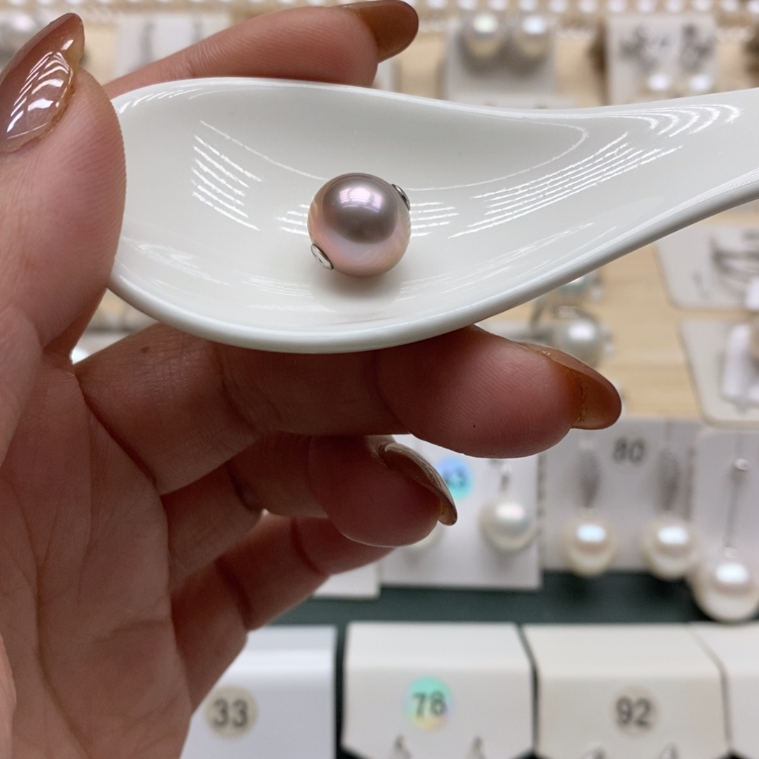 颈饰淡水珍珠银S925镶嵌