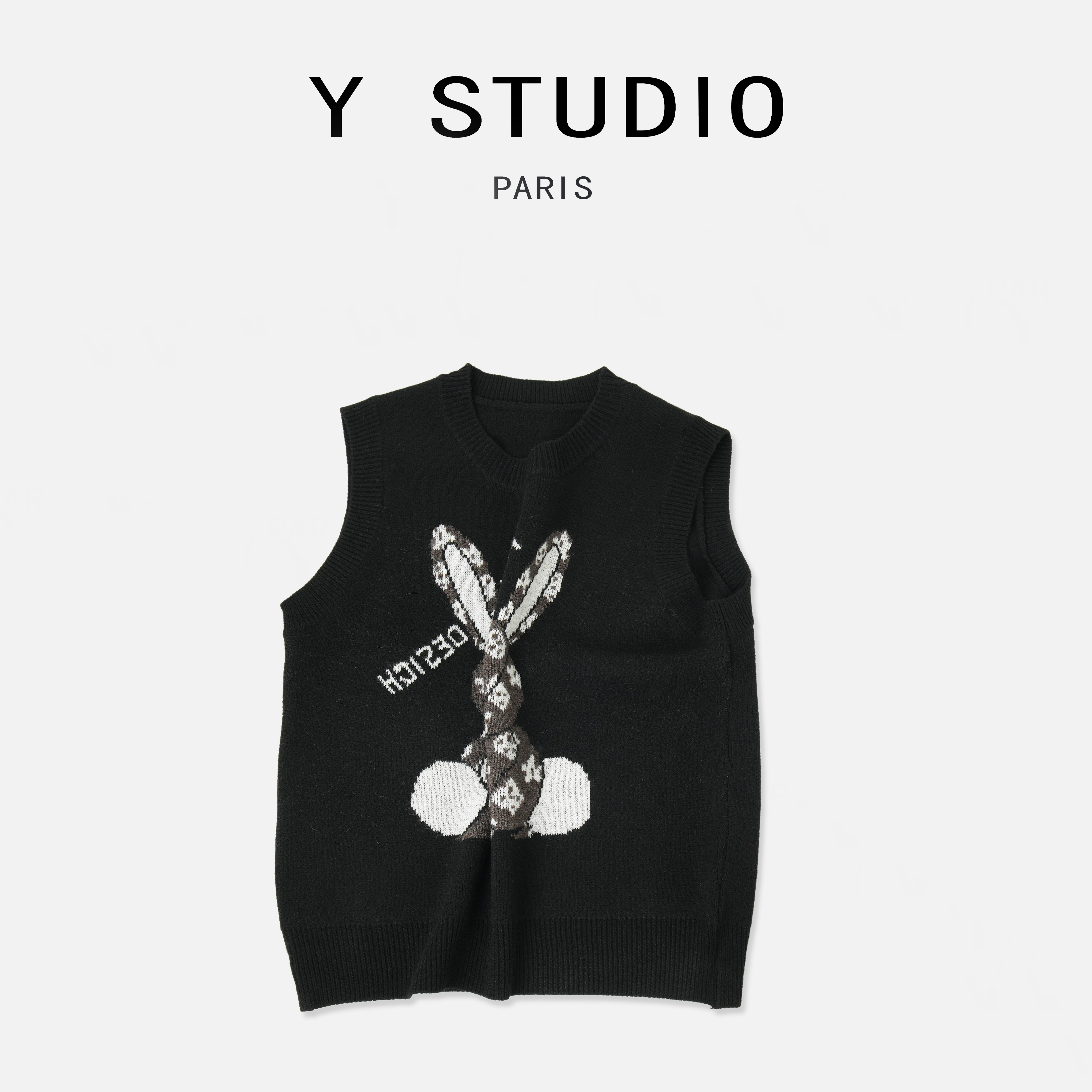 【大妮专属】（玩偶兔）2025设计百搭设计针织高街时尚气质背心