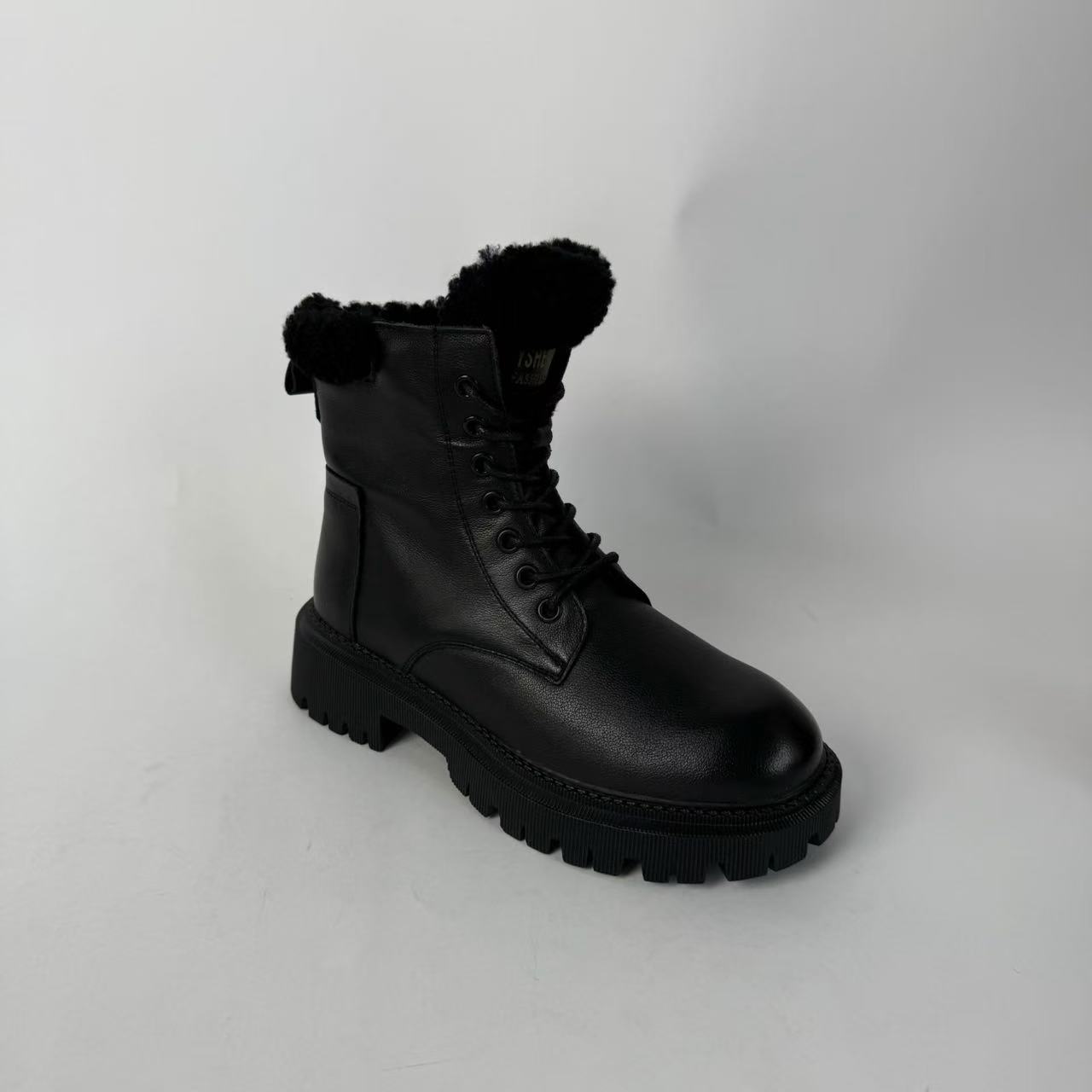 新款加绒女靴加厚时尚百搭M20001