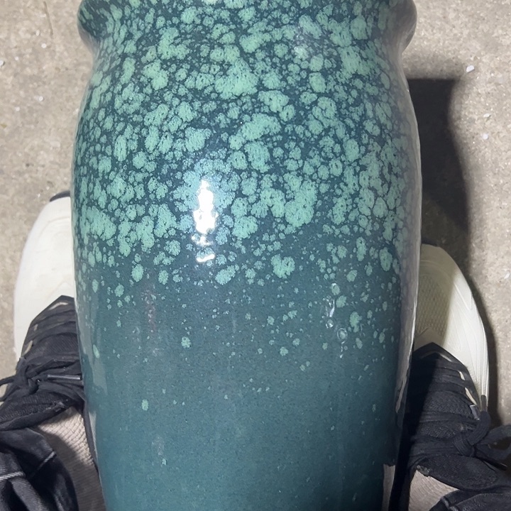 紫砂花盆高约33口约20