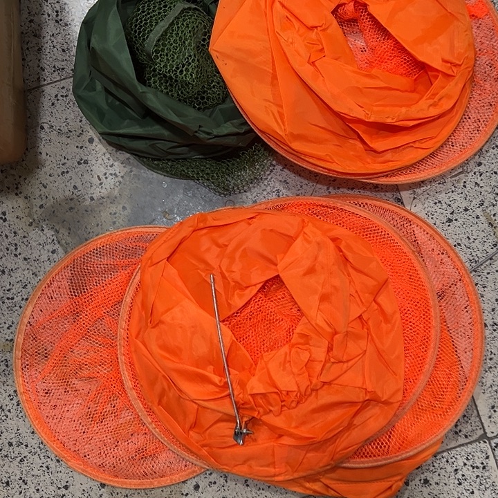 橙色渔护发3个绿色发一个