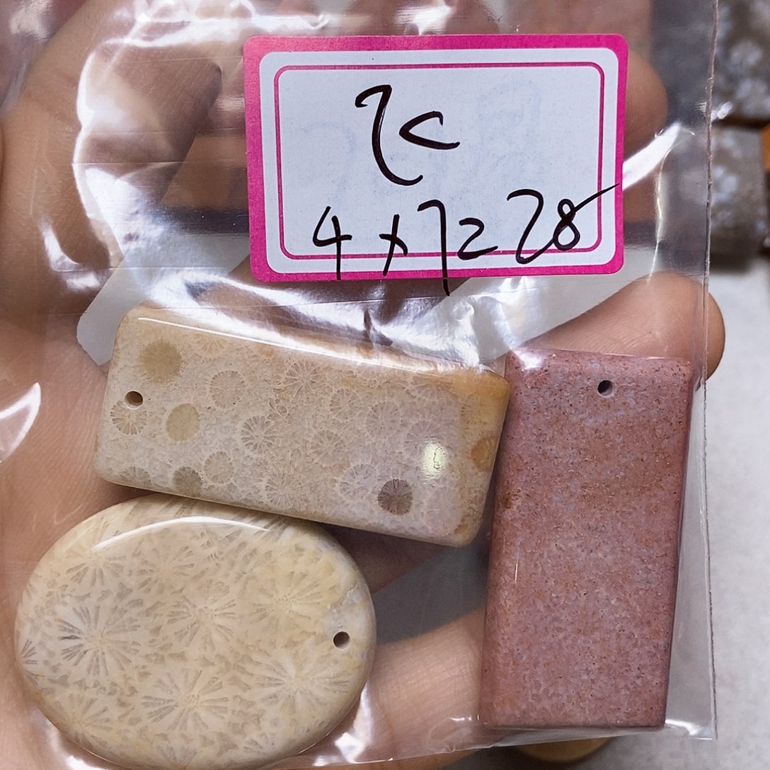 硅化玉颈饰未镶嵌飞**γ