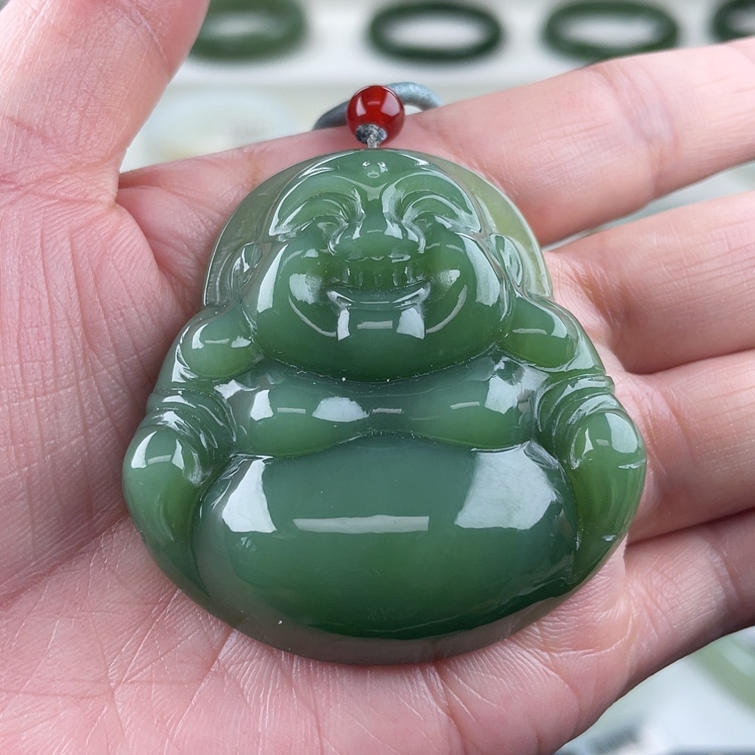 和田玉（碧玉）未镶嵌颈饰