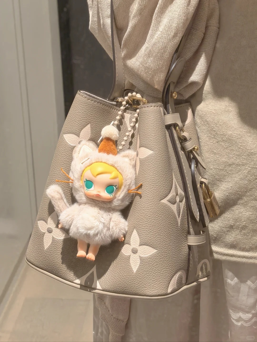 99新 LouisVuitton/路易威登 lv all in bb大象灰 /99新/优选