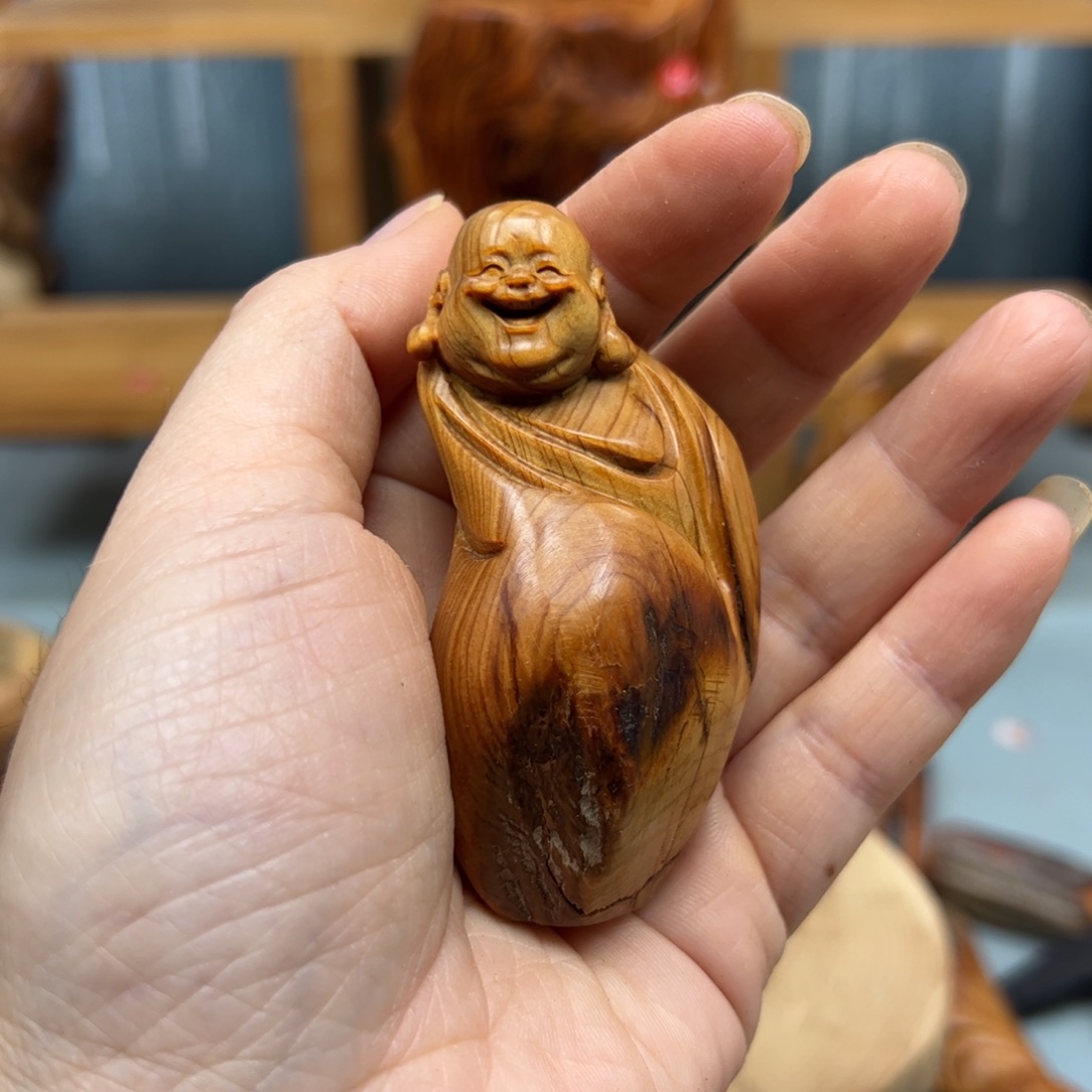 柏木崖柏木摆件手把件，48