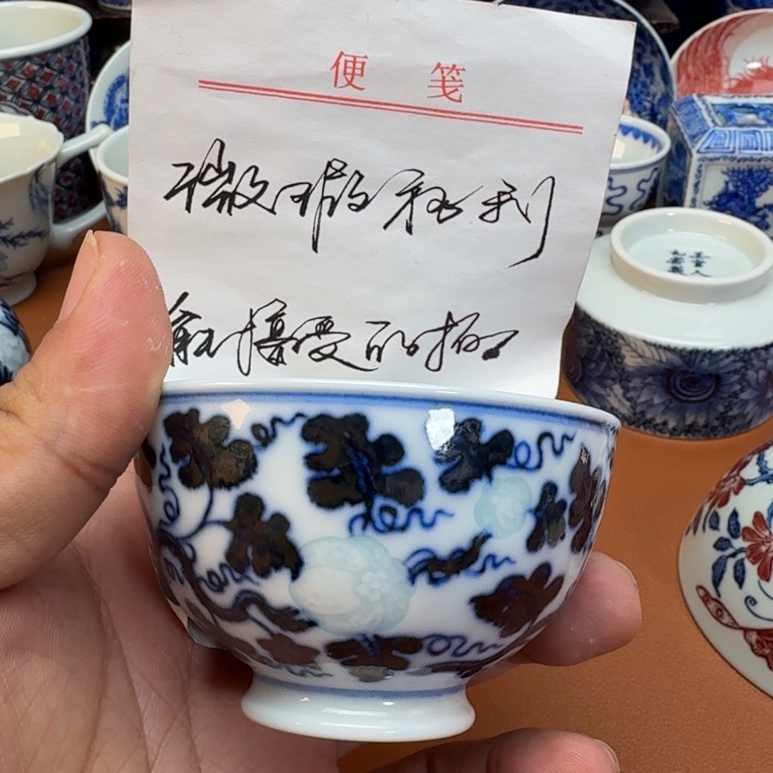 杯子景德镇全手工手绘陶瓷