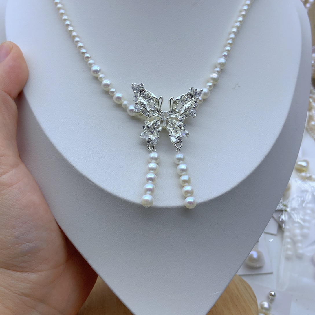 淡水珍珠未镶嵌耳饰