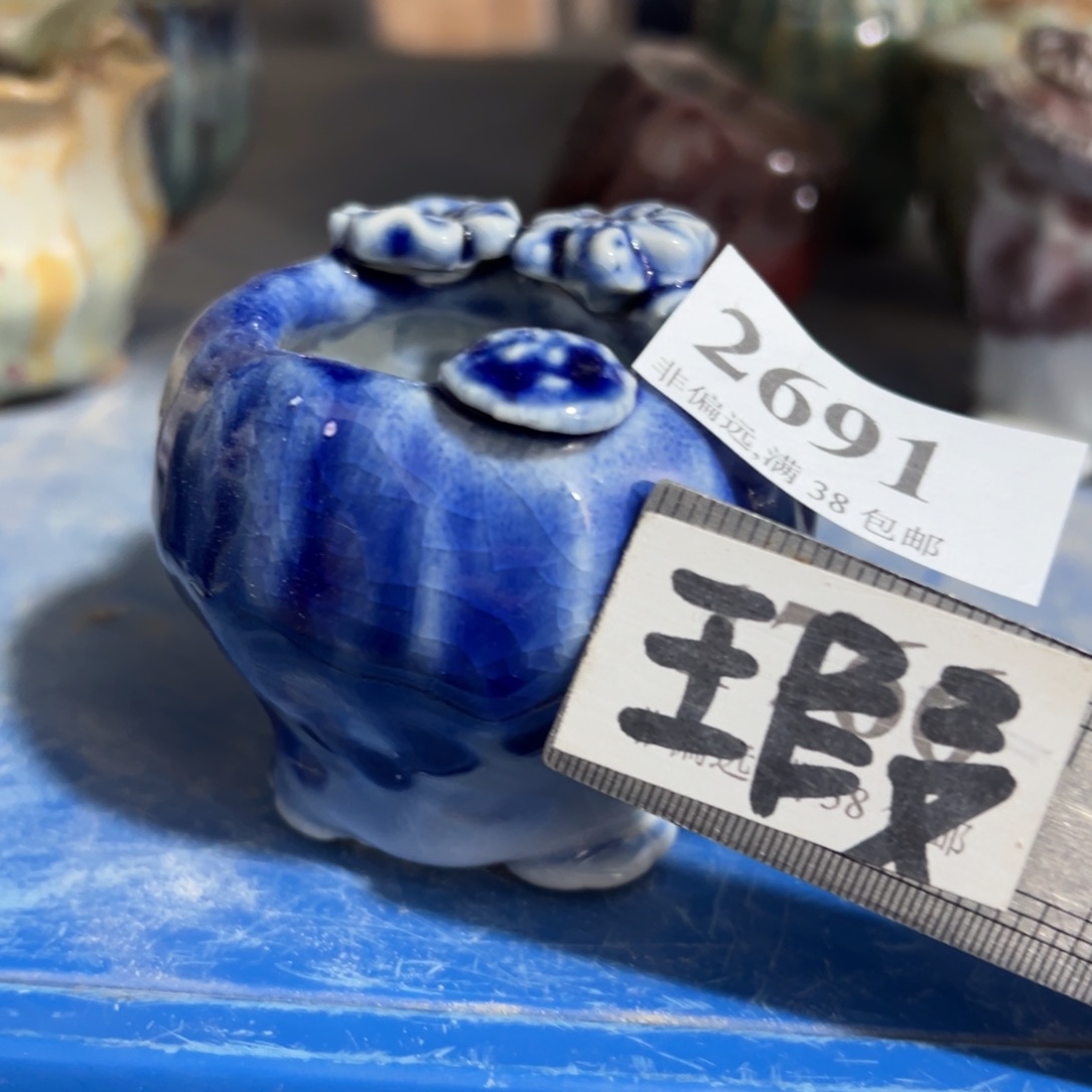 红陶瑕疵景德镇手工花盆