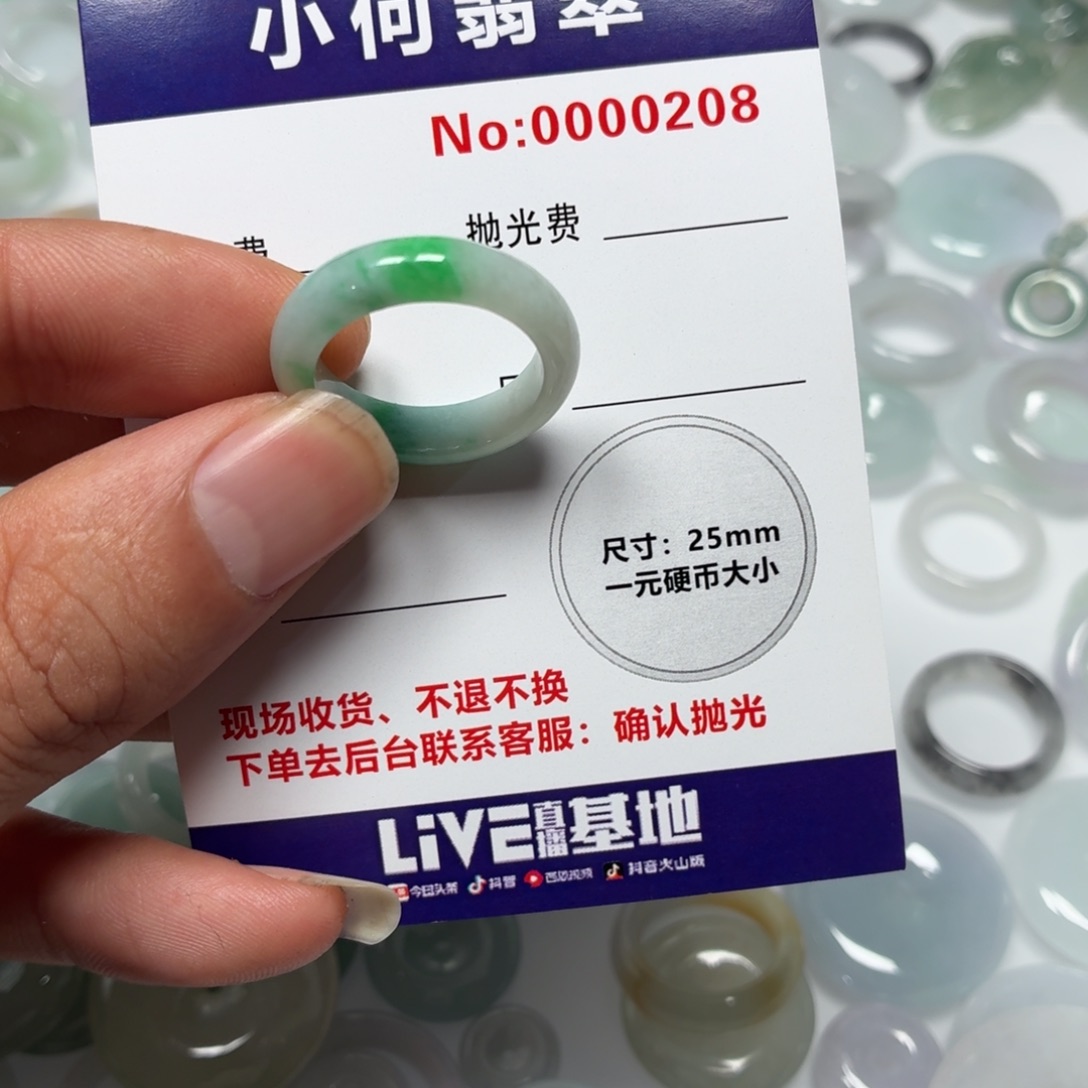 诗***祥翡翠未镶嵌颈饰02