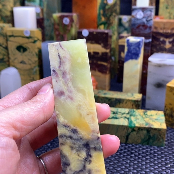 云南石3****免青田石印章石