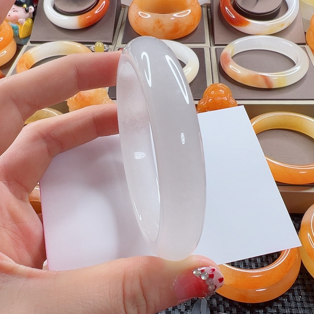 石英质玉（黄龙玉）未镶嵌手镯59