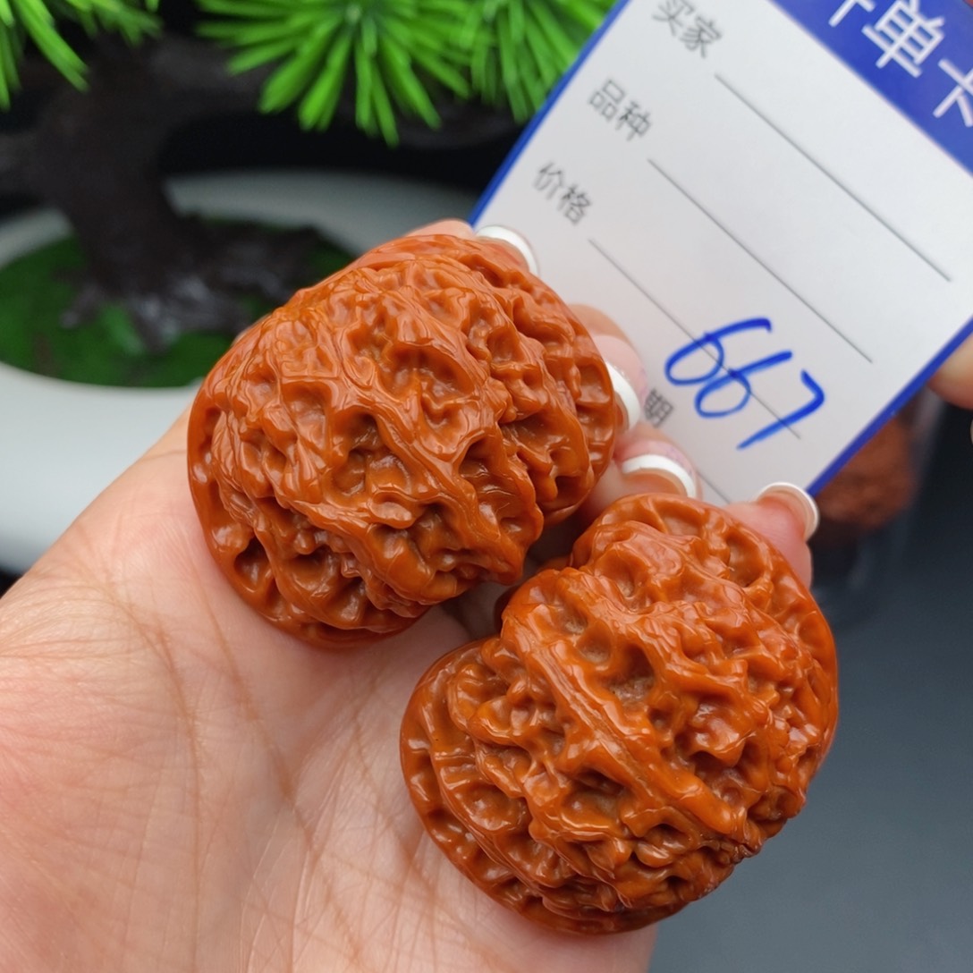 文玩核桃把件42苹果667