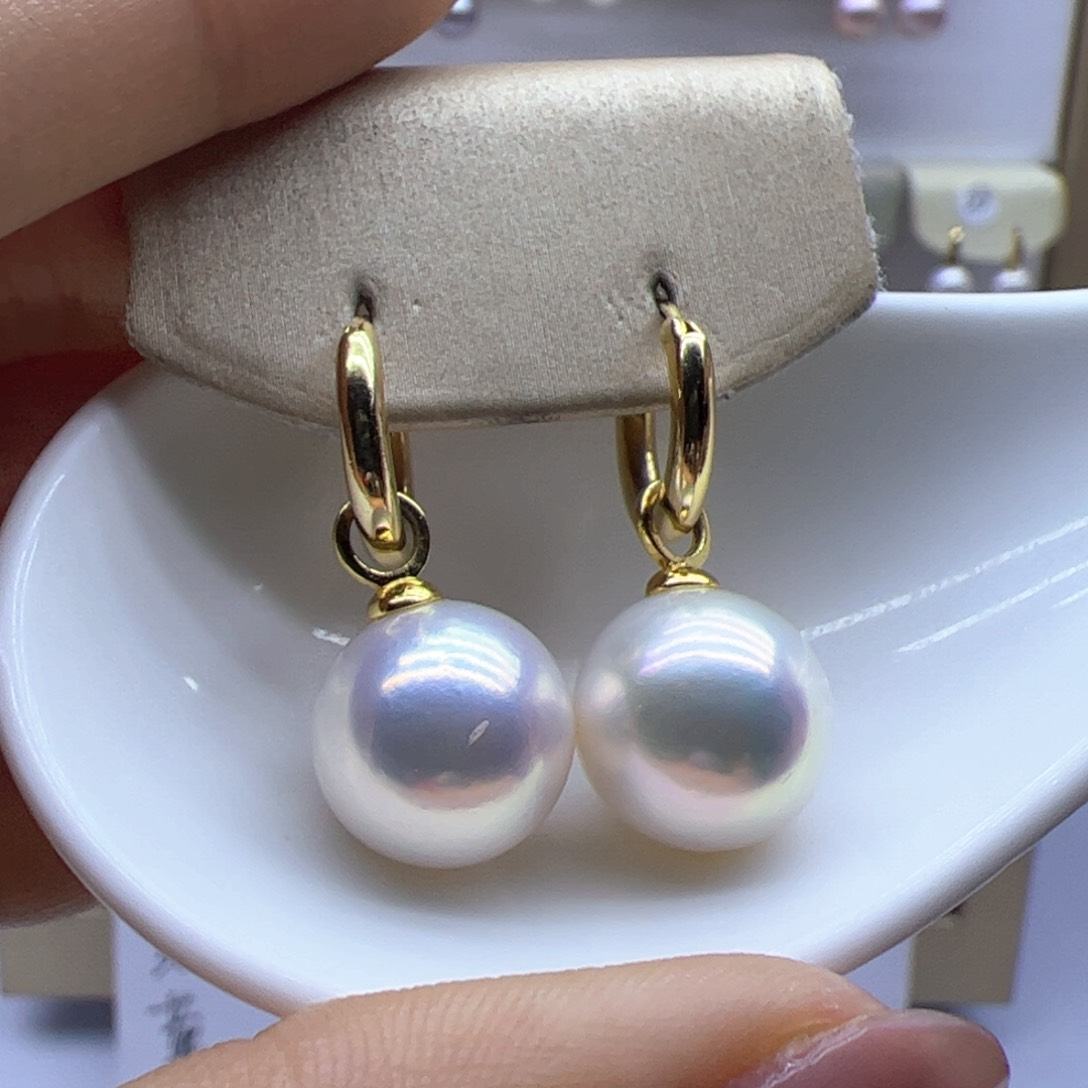 淡水珍珠耳饰未镶嵌