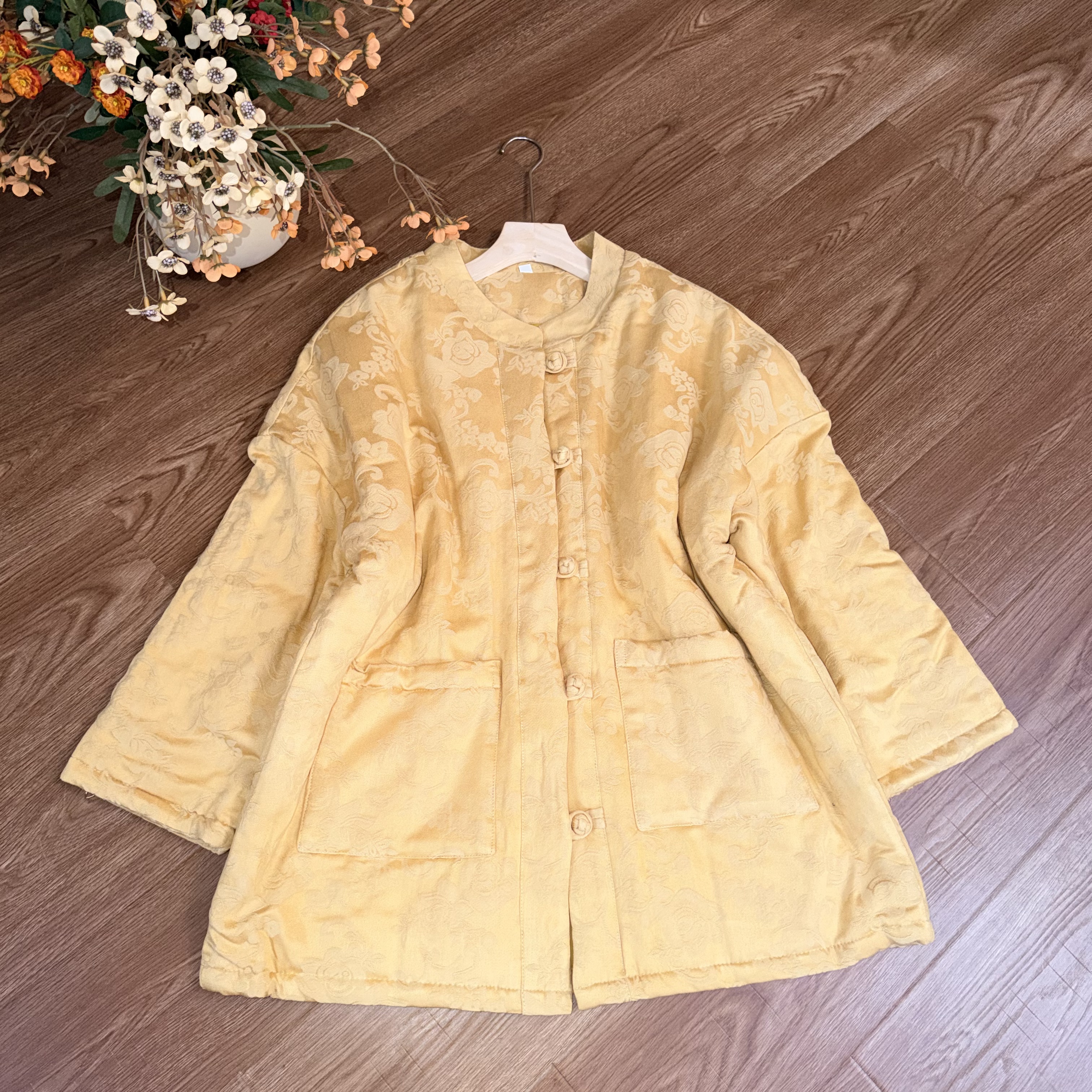 【大季原创】W114秋季新中式宽松棉袄外套女国风复古女装