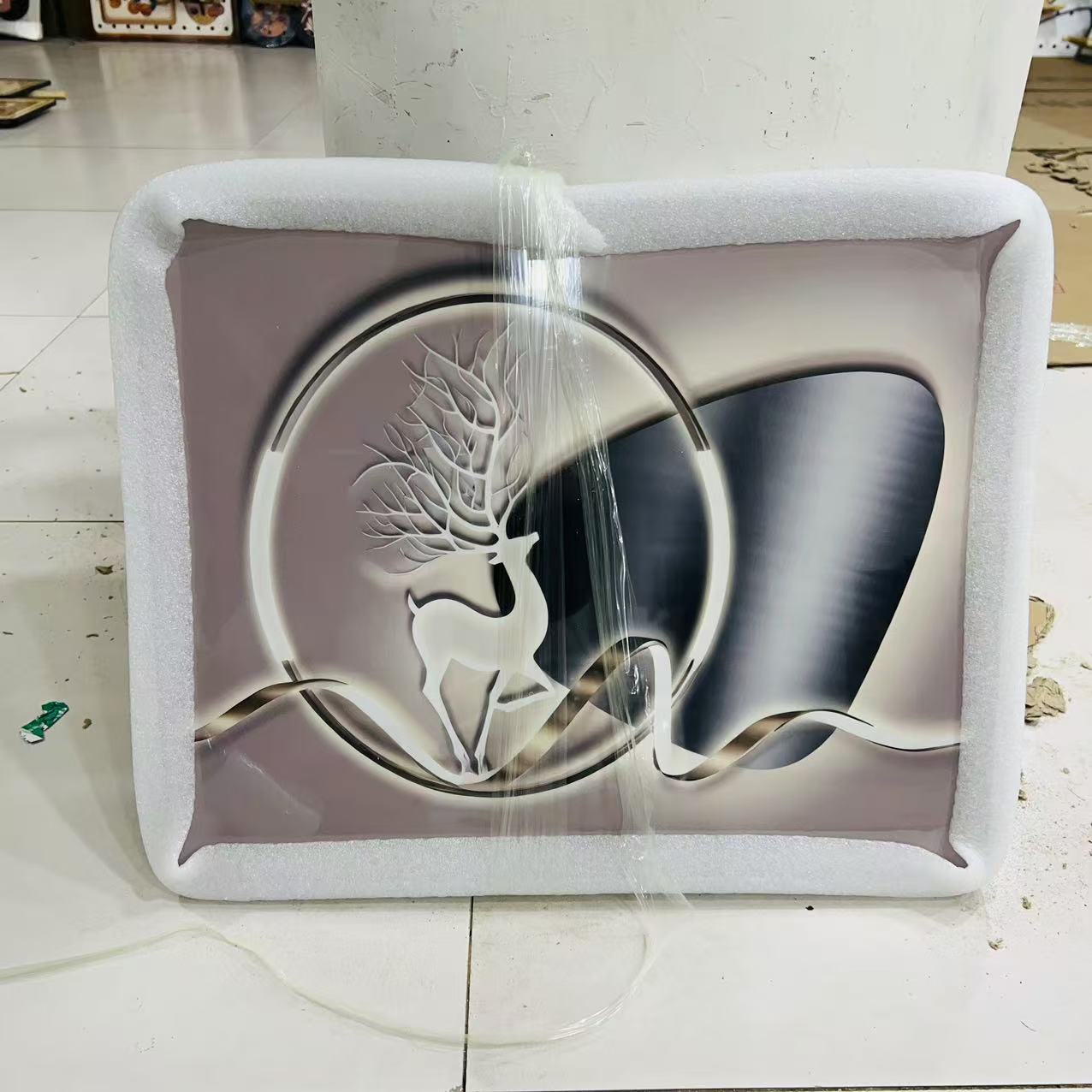 现代简约装饰画客厅电闸遮挡专用挂画