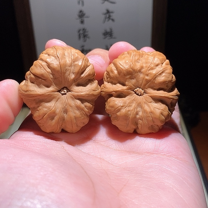 核桃把件时*蛤蟆头核桃