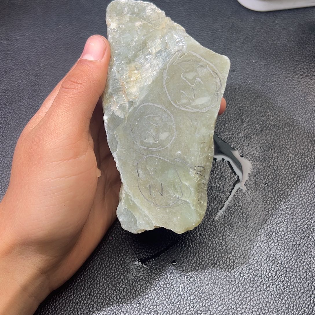 和田玉（糖玉）未镶嵌车挂