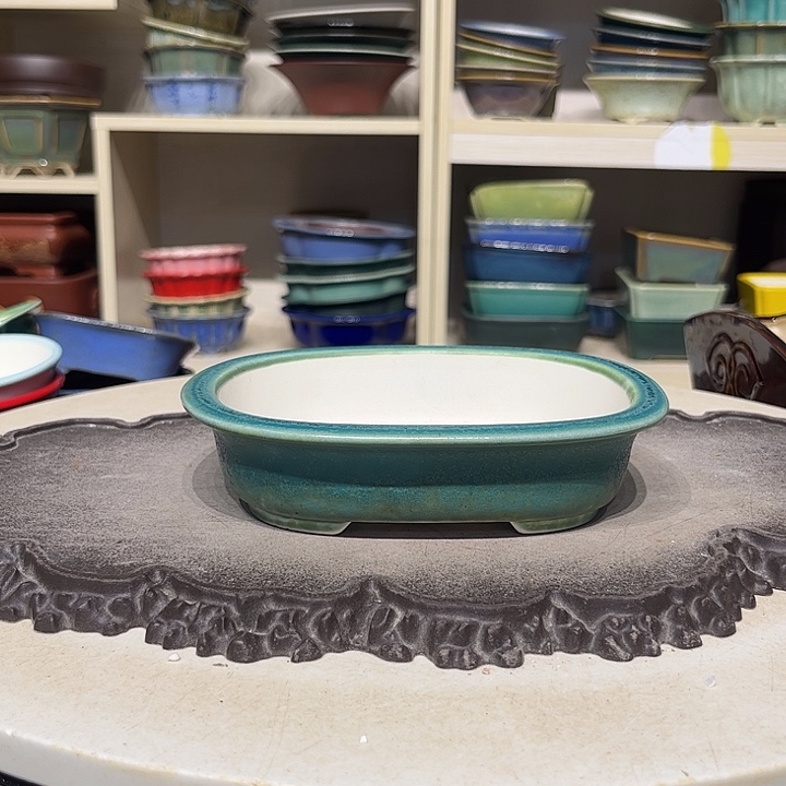 紫砂花盆瑕疵4/16.5-12.5