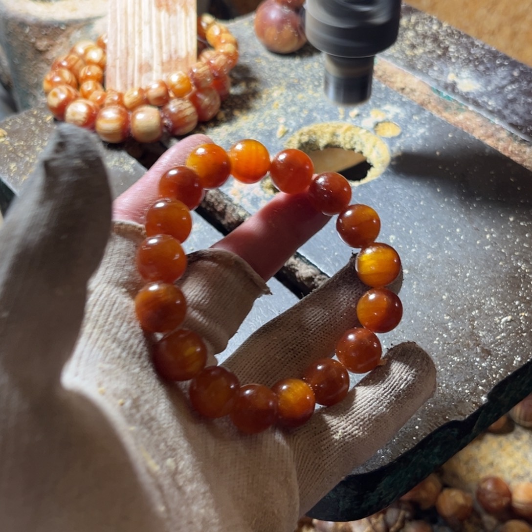 松木（琥珀木）手串/手链1.3固化