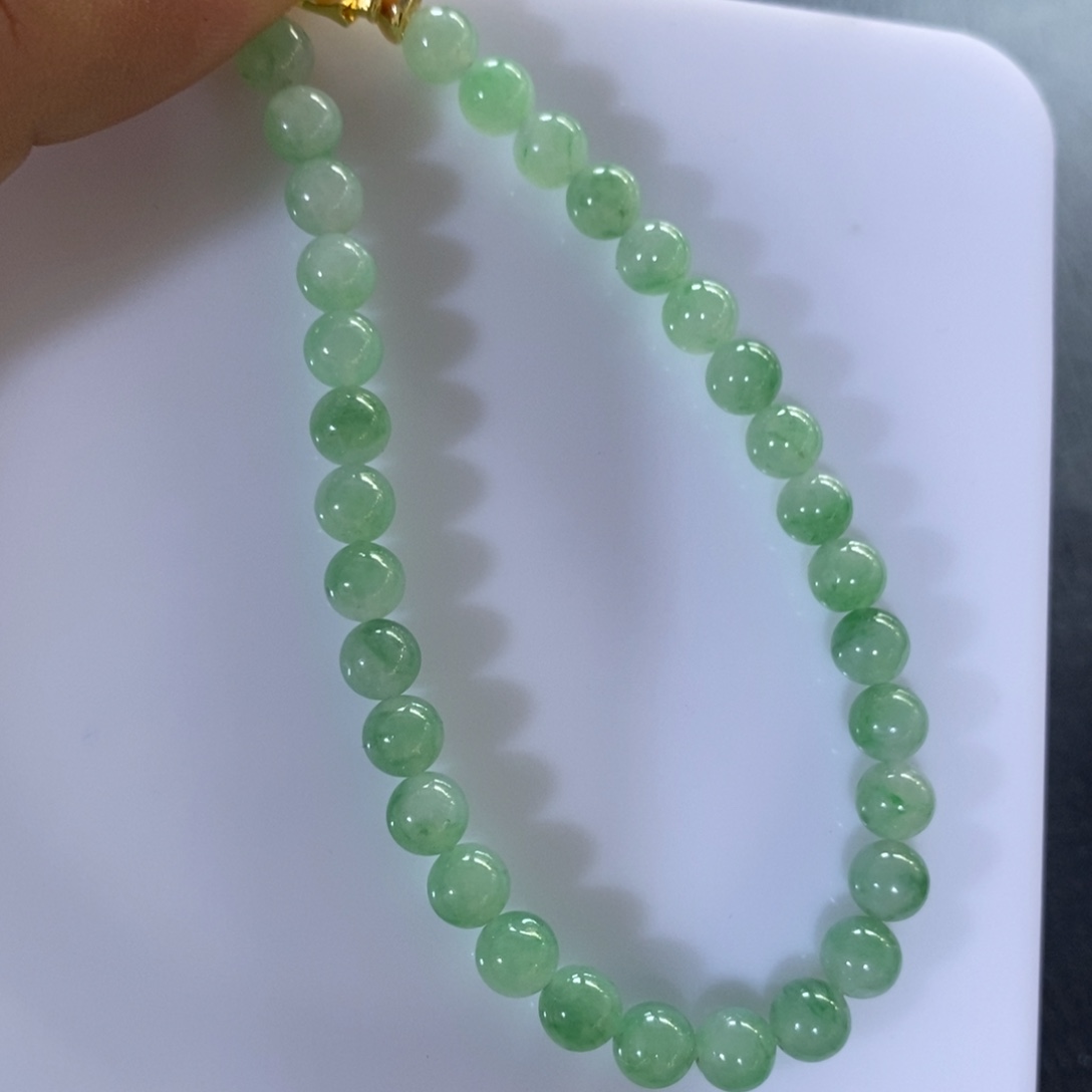定制翡翠未镶嵌手链卡5.9